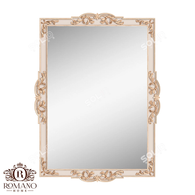 Nikolet Mirror: Custom Handcrafted Furniture 3D model image 1