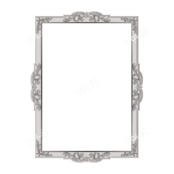 Nikolet Mirror: Custom Handcrafted Furniture 3D model image 3