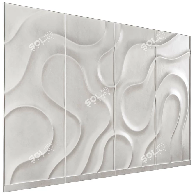 Celestial 3D Wall Panel 3D model image 3