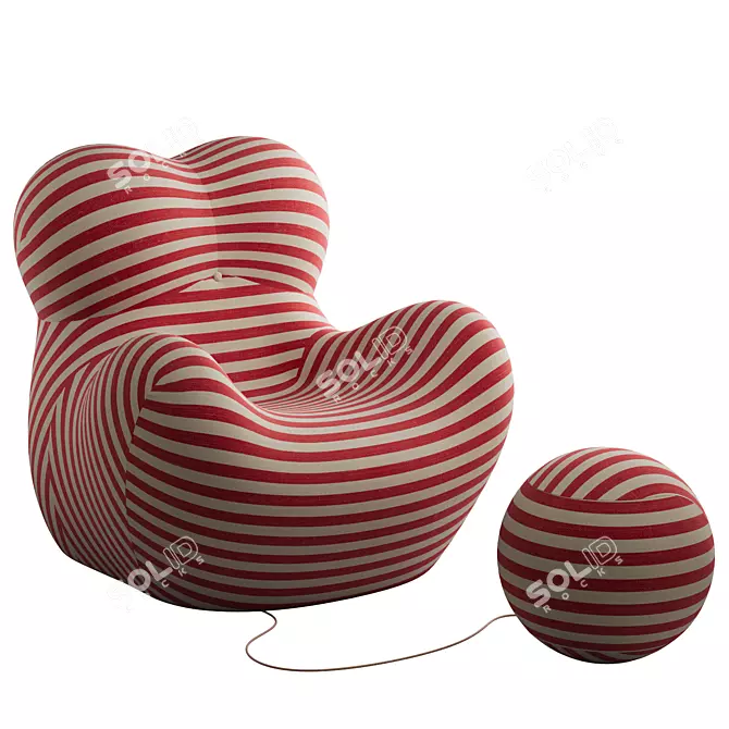 Gaetano Pesce Design Up50 Chair 3D model image 1