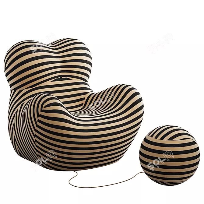 Gaetano Pesce Design Up50 Chair 3D model image 2