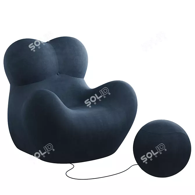 Gaetano Pesce Design Up50 Chair 3D model image 3