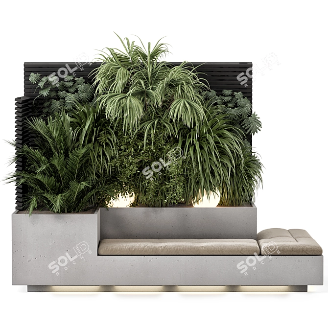 Lush Backyard Tree Set 2321 3D model image 10