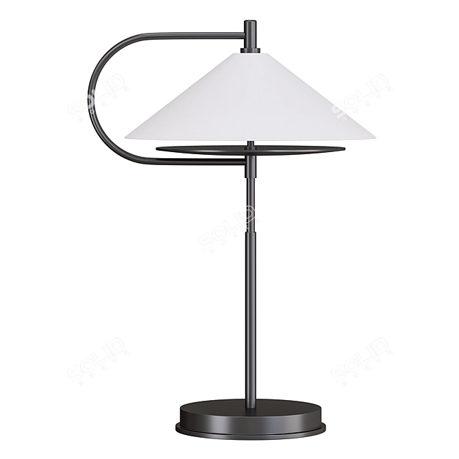 Modern Gesture Table Lamp, Corona Render 3D model image 1