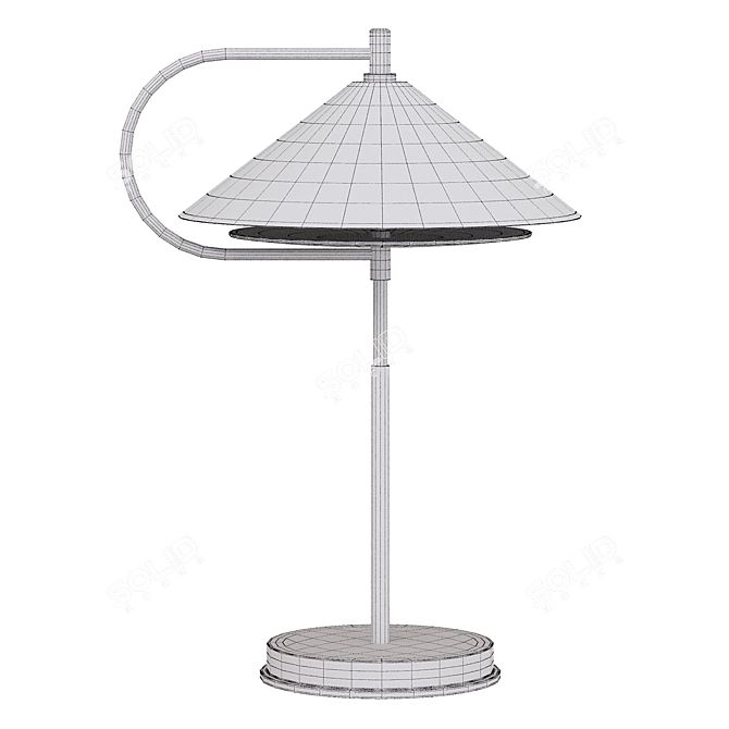 Modern Gesture Table Lamp, Corona Render 3D model image 3