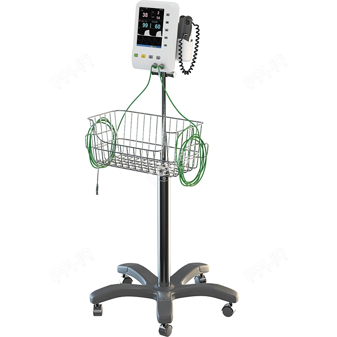 Advanced Vital Signs Monitoring Device 3D model image 1