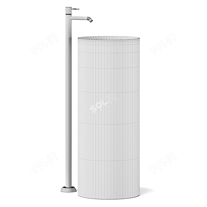 Giuseppe Maurizio Scutellà Design Washbasin 3D model image 4