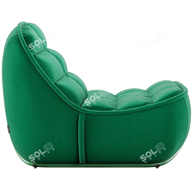 Stylish Sancal Vibe Lounge Chair 3D model image 4