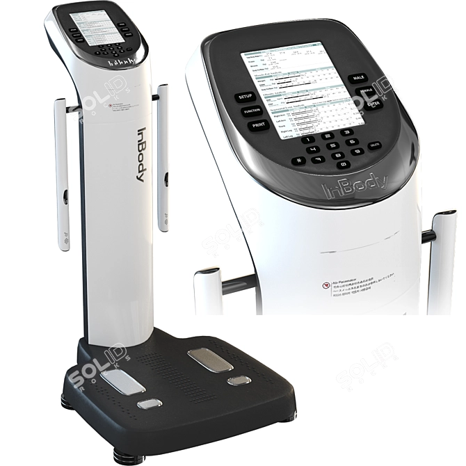 Advanced InBody 970 Body Analyzer 3D model image 1