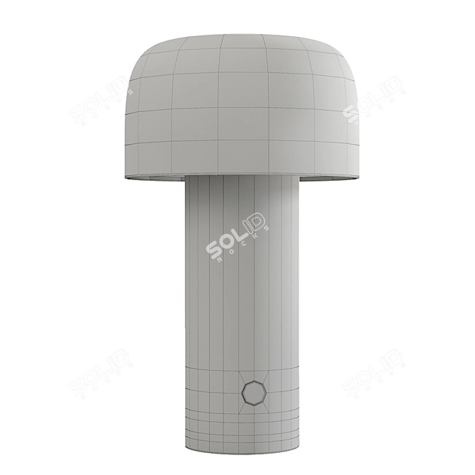 Portable Bellhop LED Table Lamp 3D model image 3