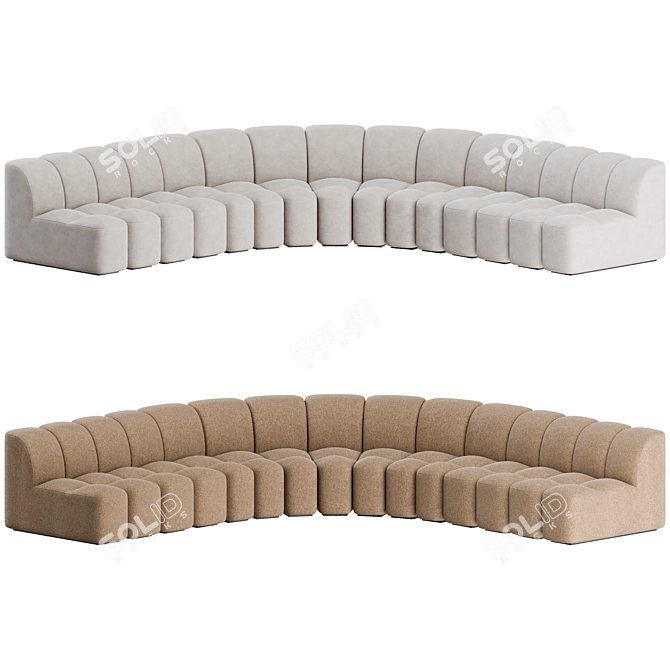 MDF Italia Array Modular Sofa 3D model image 1