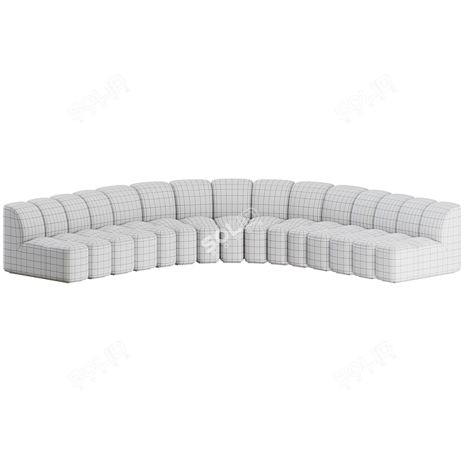 MDF Italia Array Modular Sofa 3D model image 3