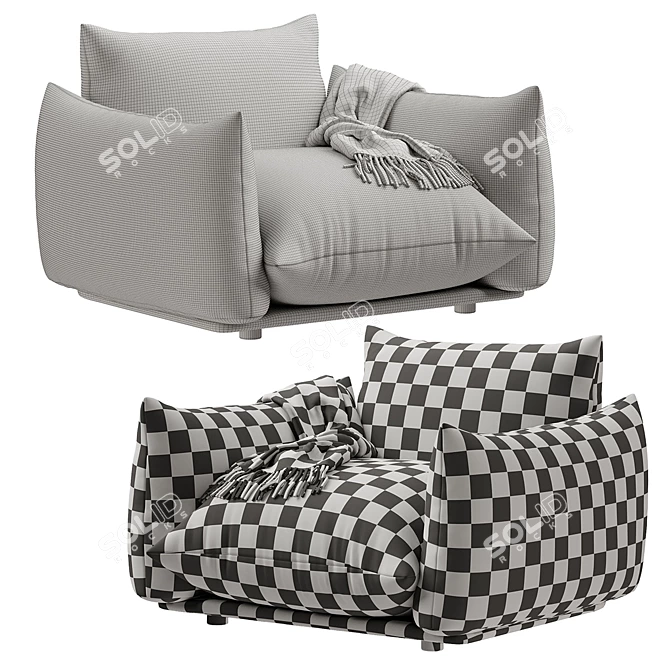  Modern Marenco Armchair 2016 3D model image 6
