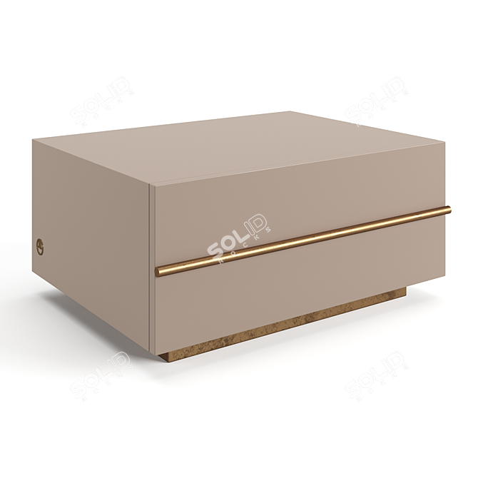 Luxence Astra Luxury Bedside Table 3D model image 1