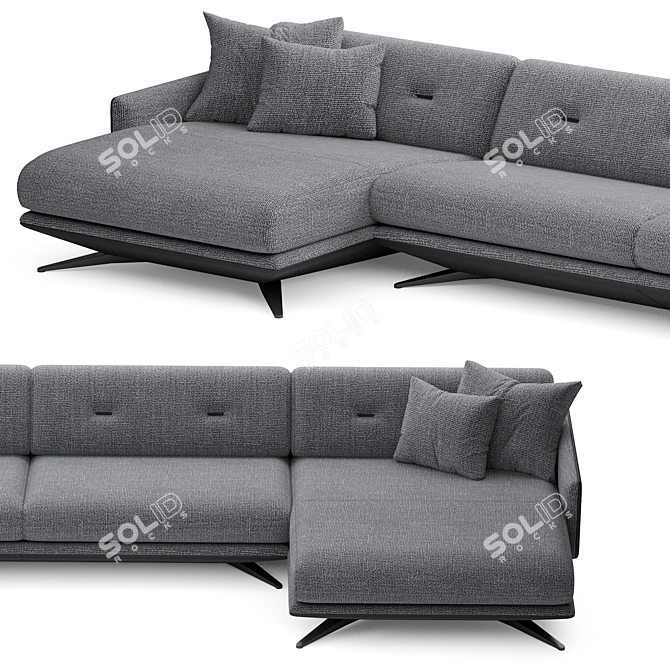Luzaro Insight Sofa Exquisite Quality 3D model image 2