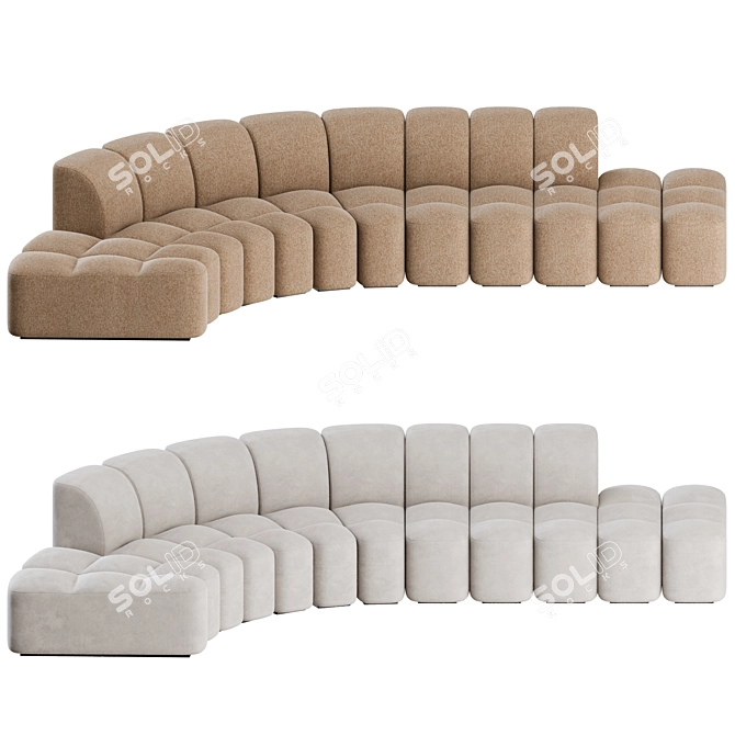 MDF Italia Array Modular Sofa 3D model image 1