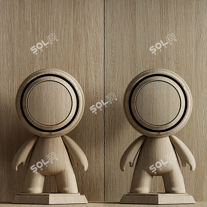 Wood Seamless 4K Textures Pack 3D model image 1