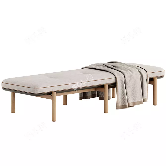  Frigerio STEPAN Fabric Bench 3D model image 3