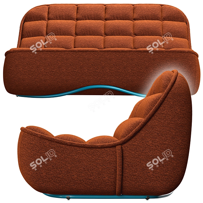 Sancal Vibe Stylish Modern Sofa 3D model image 4