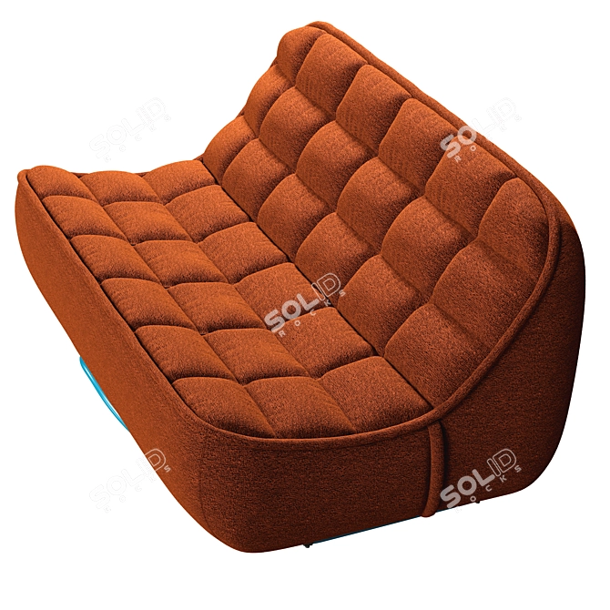 Sancal Vibe Stylish Modern Sofa 3D model image 5