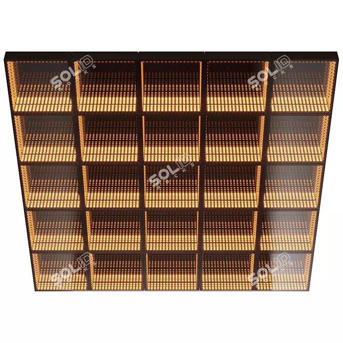 LED Panel System for Interiors 3D model image 6