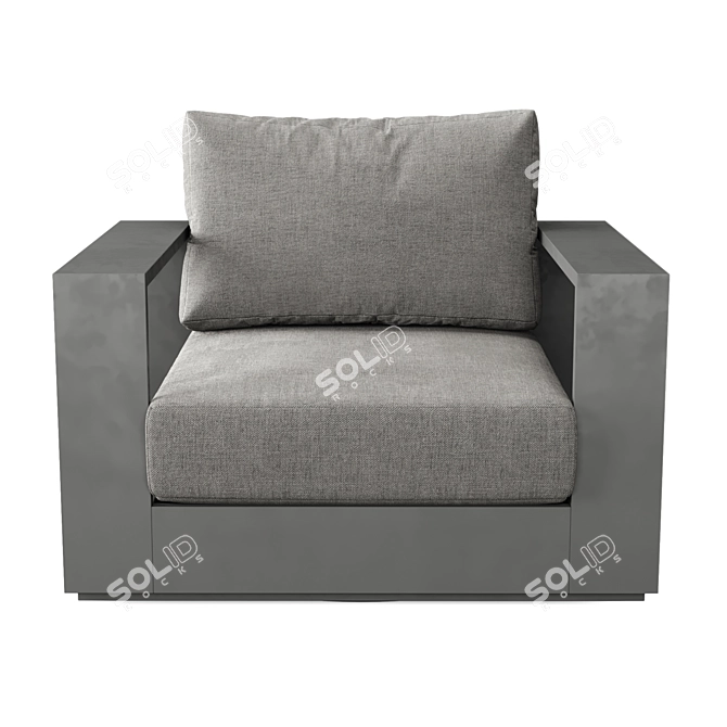 Sleek Hayman Lounge Chair 3D model image 6