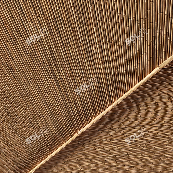 Bamboo Texture 3D Model Kit 3D model image 1