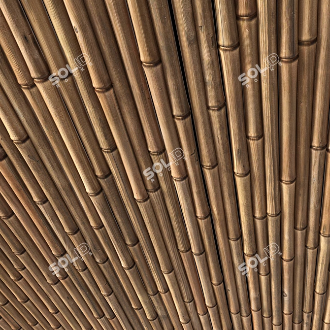 Bamboo Texture 3D Model Kit 3D model image 3