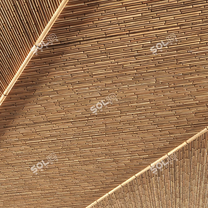 Bamboo Texture 3D Model Kit 3D model image 4