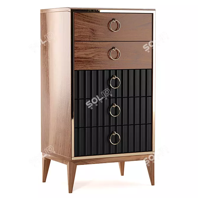 Title: NDesign Secret Chiffonier Vertical 3D model image 2