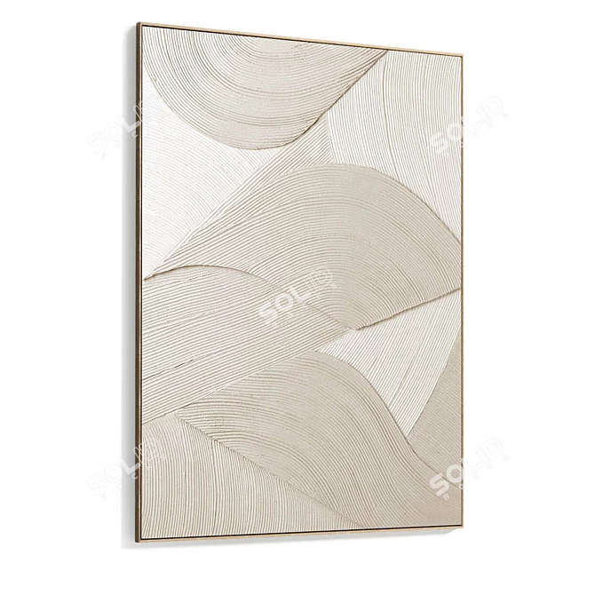  Plaster Dual Photo Frame Kit 3D model image 5