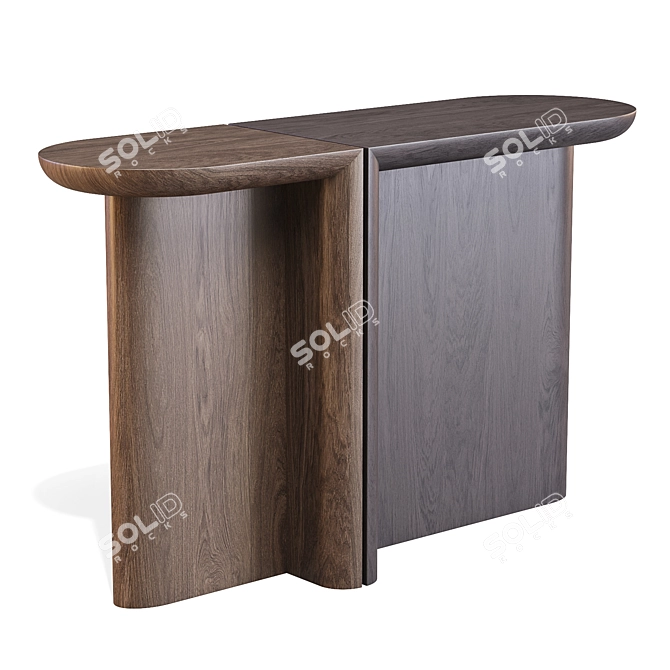 WeWood Re-Form Console Elegance 3D model image 2