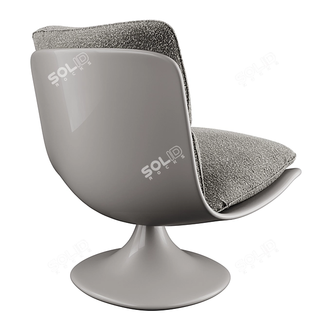 Sleek Minotti Pattie Armchair 3D model image 3