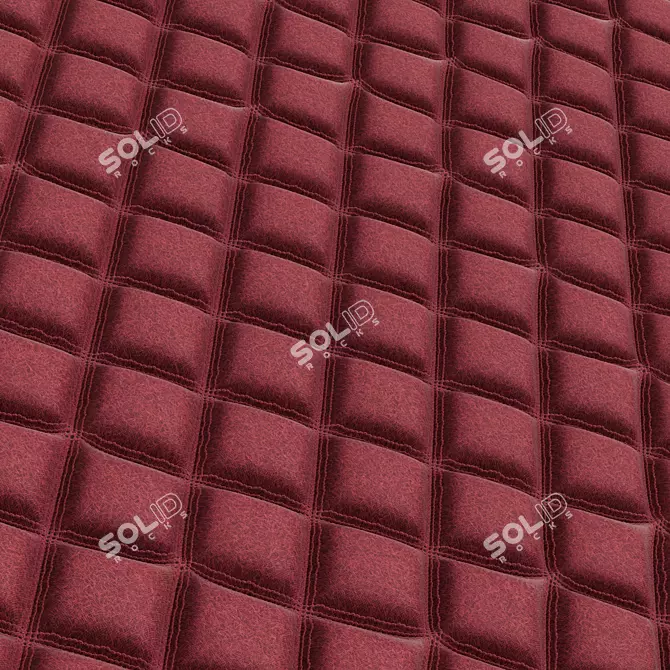 High-Quality Flannel Fabric Design 3D model image 3