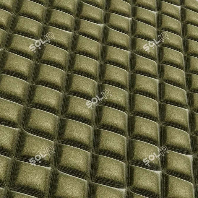 High-Quality Flannel Fabric Design 3D model image 5