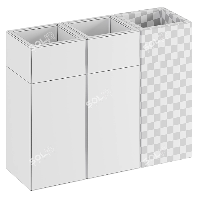  Dual Purpose Waste Bin 3D model image 3