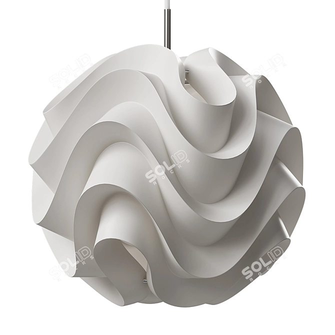 Sleek Le Klint Pendant Light 3D model image 2