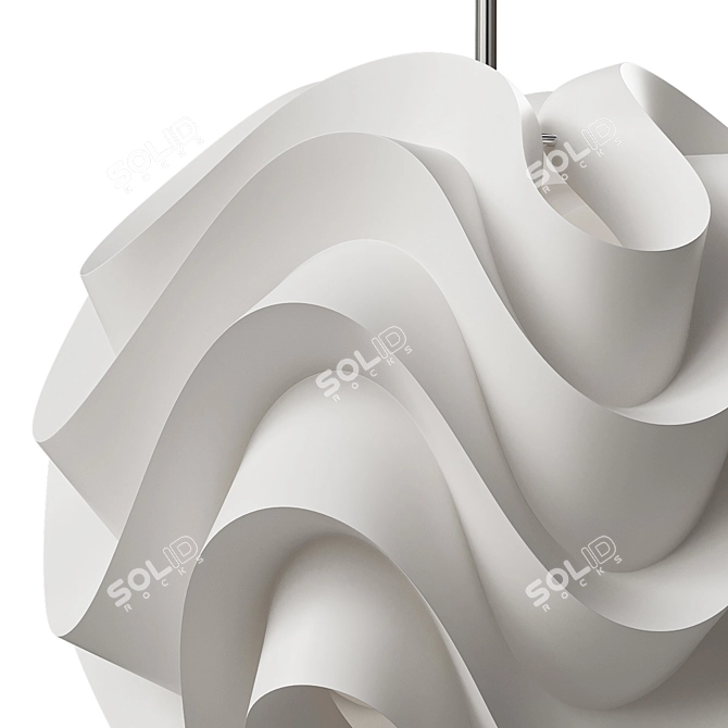 Sleek Le Klint Pendant Light 3D model image 3