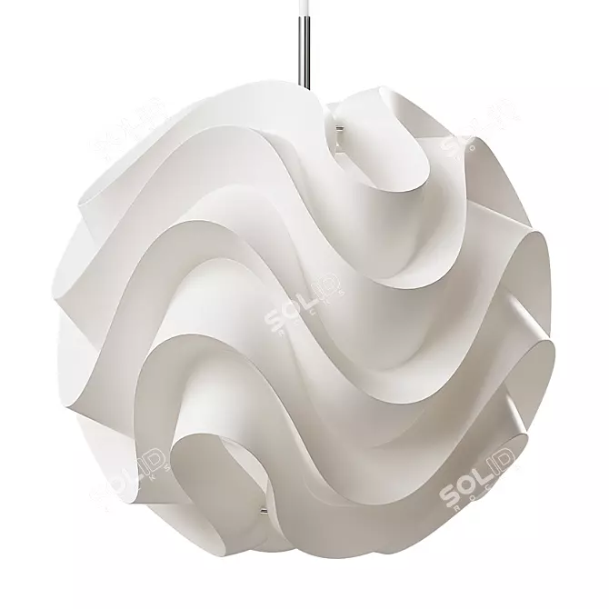 Sleek Le Klint Pendant Light 3D model image 5