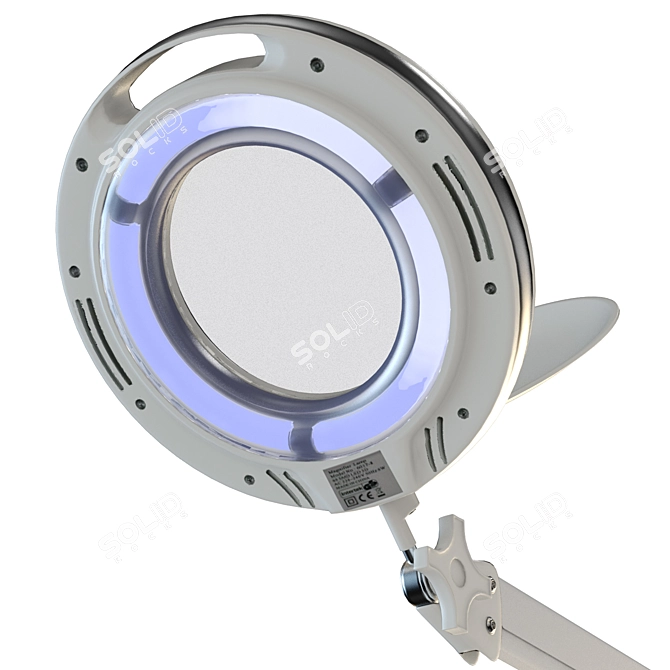 Lab Magnifier Lamp: Precision Tool 3D model image 2