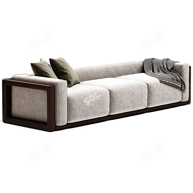 Elegant CORNARO Sofa - 2017 Model 3D model image 2