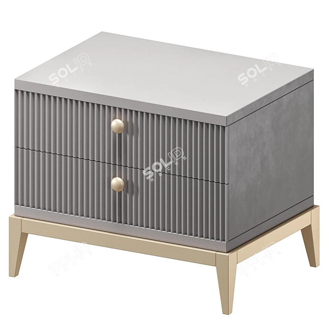 BARI Nightstand by Cazarina 3D model image 2