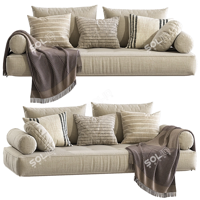 Chic Window Set Collection 3D model image 1