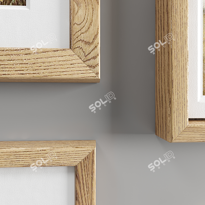 Diverse Set of 6 Frames 3D model image 6