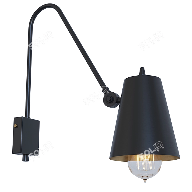 Sia Wall Bra Light Fixture 3D model image 3