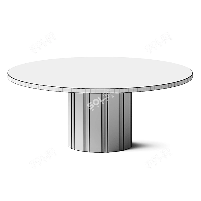 Sleek Amerigo Coffee Table Set 3D model image 3