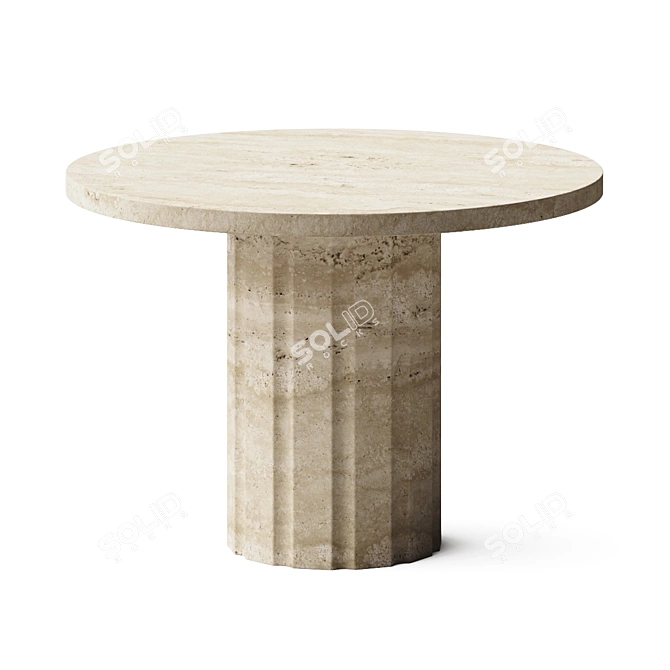 Contemporary Amerigo Coffee Table Set 3D model image 1