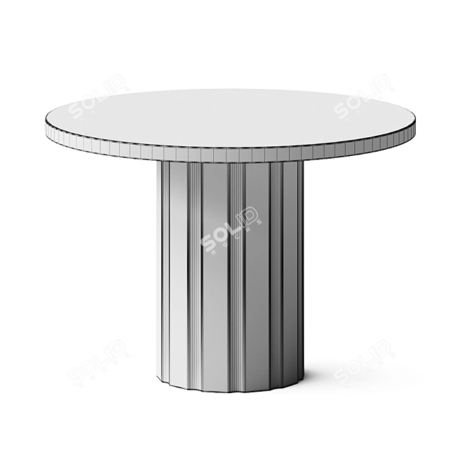 Contemporary Amerigo Coffee Table Set 3D model image 3