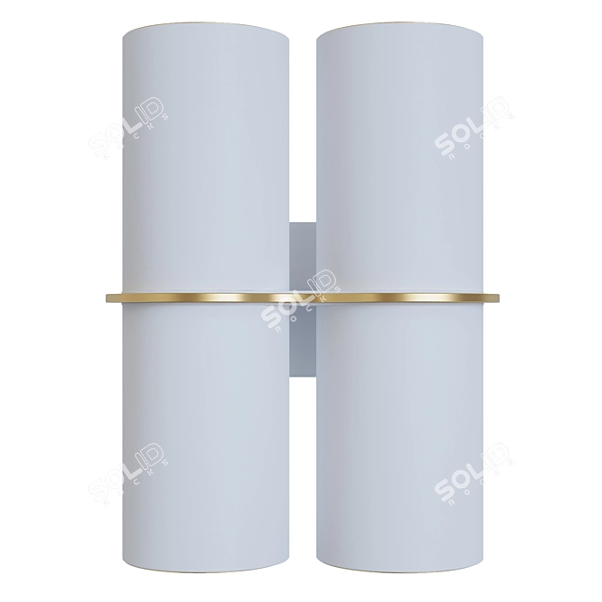 Modern Wall Sconce Light Fixture 3D model image 5