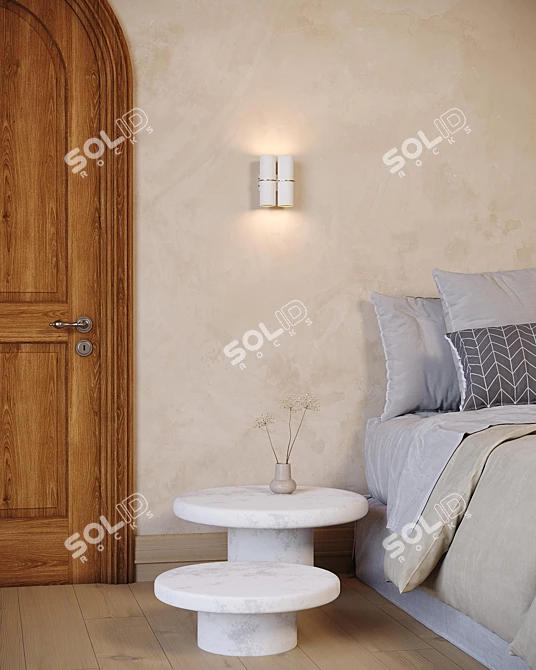 Modern Wall Sconce Light Fixture 3D model image 7